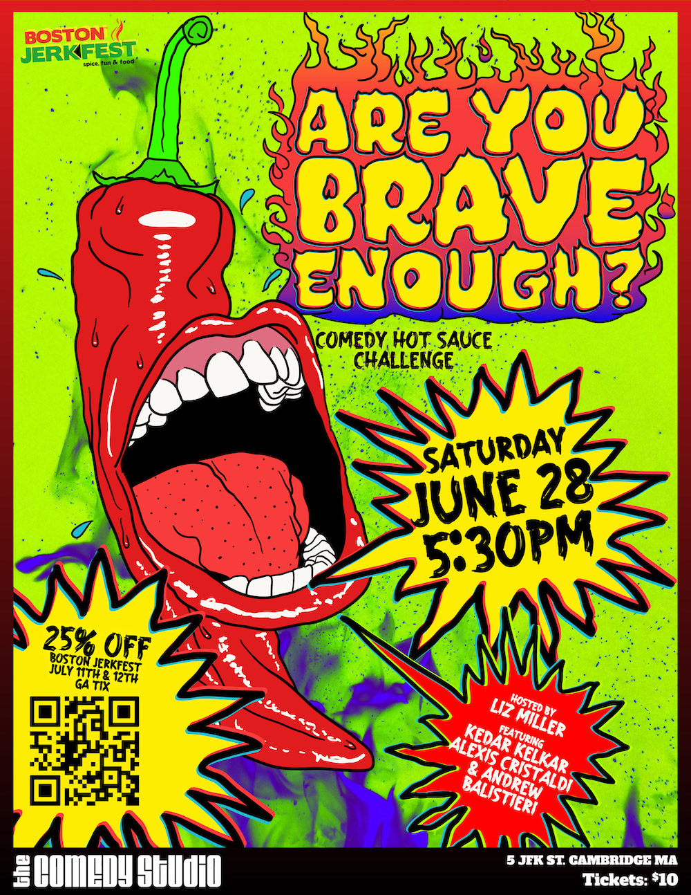 Are You Brave Enough? A Comedy Hot Sauce Challenge Show